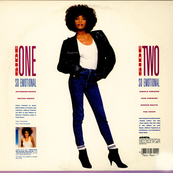 Whitney* : So Emotional (12", Single)