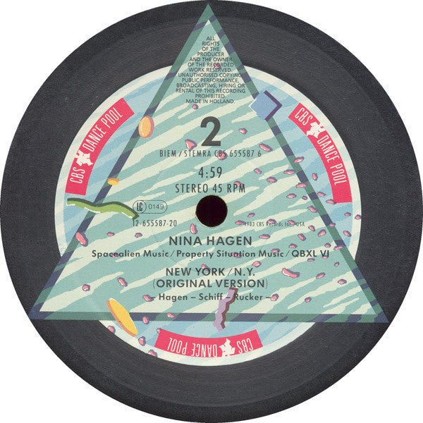 Nina Hagen : New York N.Y. (Ben Liebrand Remix) (12", Maxi)