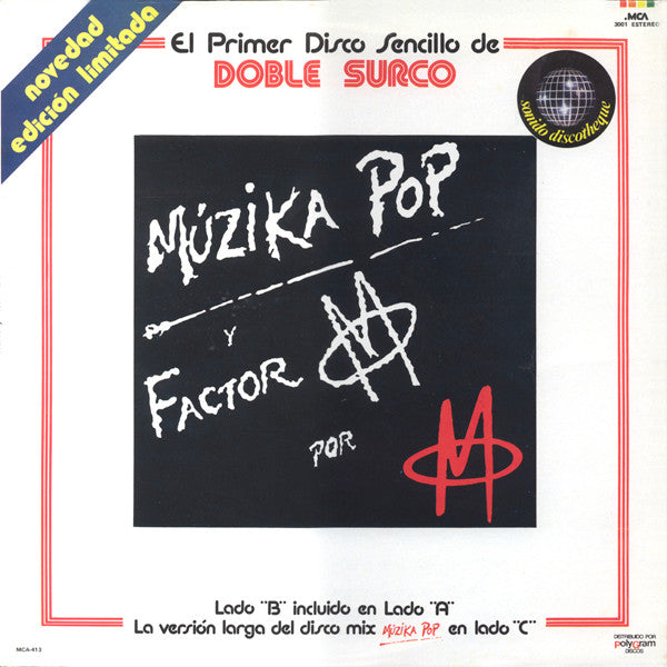 Factor M* : Múzika Pop Y Factor M (12", Ltd, Dou)