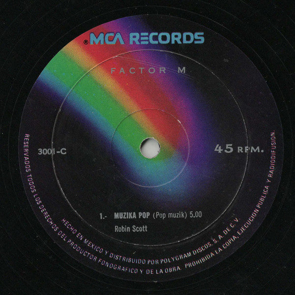 Factor M* : Múzika Pop Y Factor M (12", Ltd, Dou)