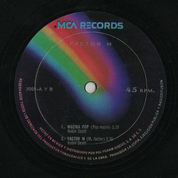 Factor M* : Múzika Pop Y Factor M (12", Ltd, Dou)
