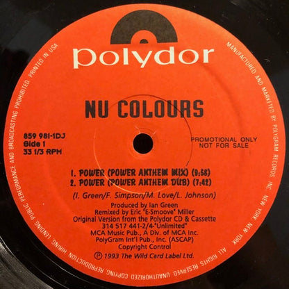 Nu Colours : Power (12", Promo)