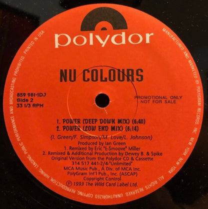 Nu Colours : Power (12", Promo)