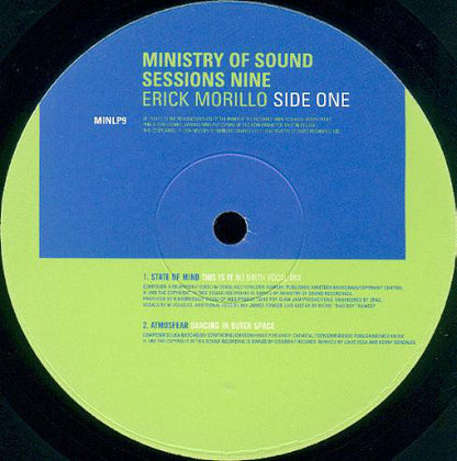 Erick Morillo : Sessions Nine (4xLP, Comp, Ltd)