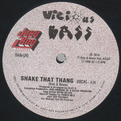 Vicious Bass : Shake That Thang (12")