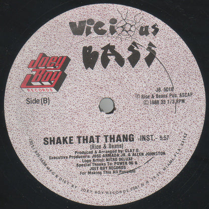 Vicious Bass : Shake That Thang (12")
