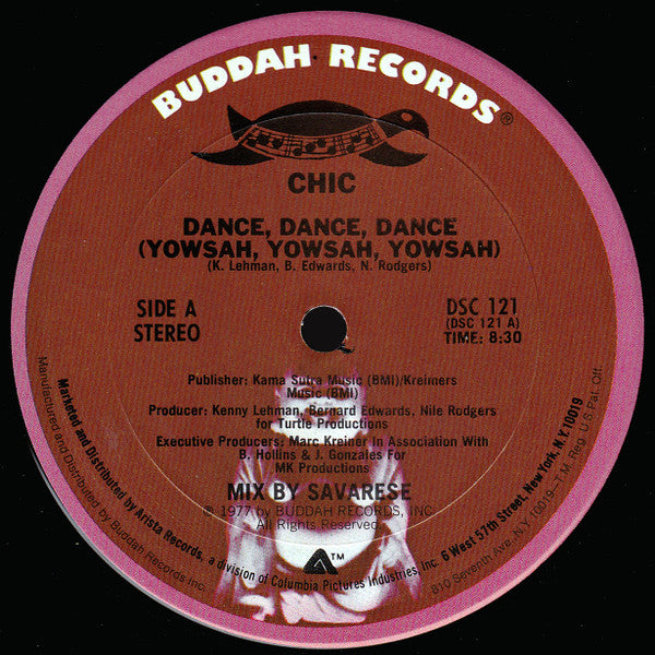 Chic : Dance, Dance, Dance (Yowsah, Yowsah, Yowsah) (12")
