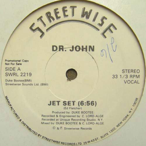 Dr. John : Jet Set (12", Promo)