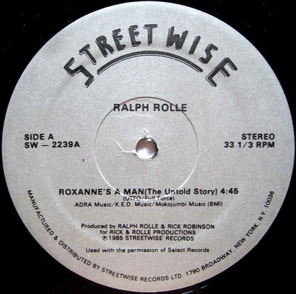 Ralph Rolle : Roxanne's A Man (The Untold Story) (12")