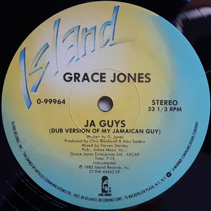 Grace Jones : Nipple To The Bottle (12", Single)