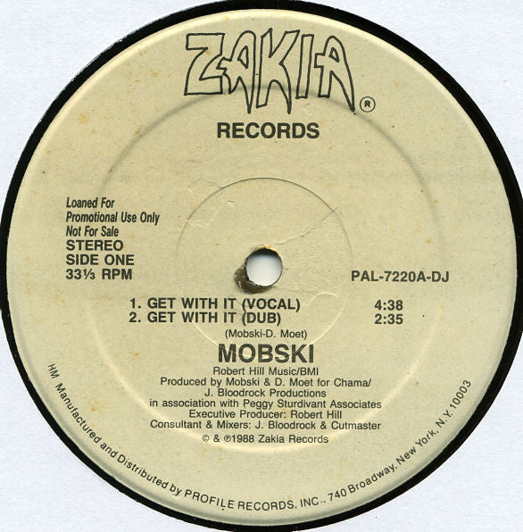 Mobski : Get With It / Discription (12", Promo)
