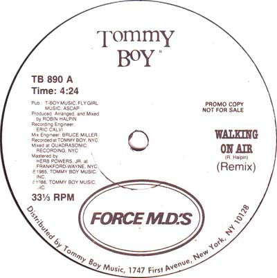Force MD's : Walking On Air (12", Promo)