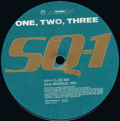 SQ-1 : One, Two, Three (12")