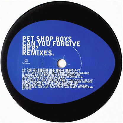 Pet Shop Boys : Can You Forgive Her? Remixes. (12", Single)