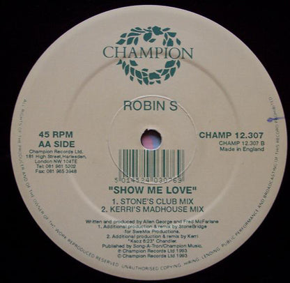 Robin S* : What I Do Best (12")