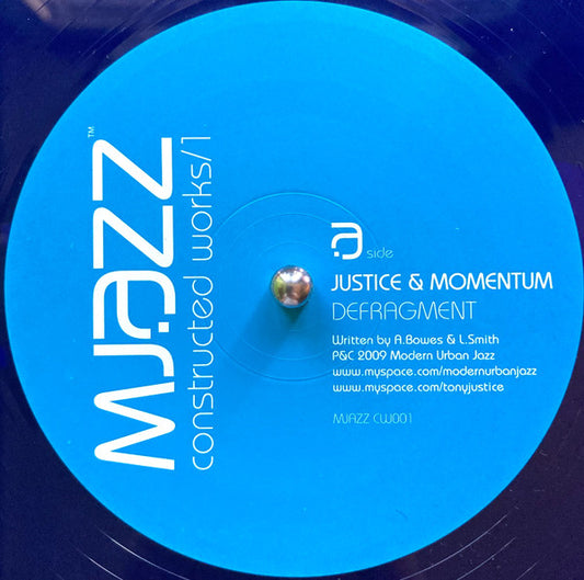 Justice & Momentum (6) / ICR : Constructed Works/1 (12", Promo, Blu)