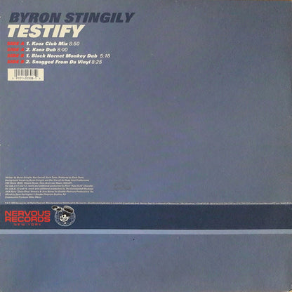 Byron Stingily : Testify (12")