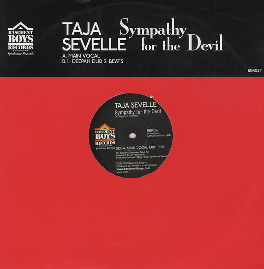 Taja Sevelle : Sympathy For The Devil (12", Red)
