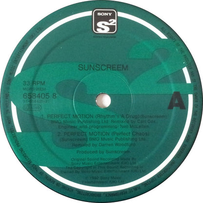 Sunscreem : Perfect Motion Remixes (12", Single)