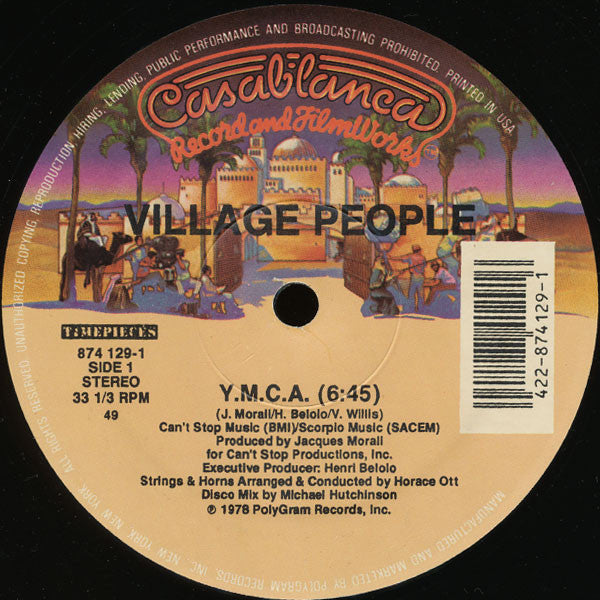 Village People : Y.M.C.A. / Macho Man (12", RE)