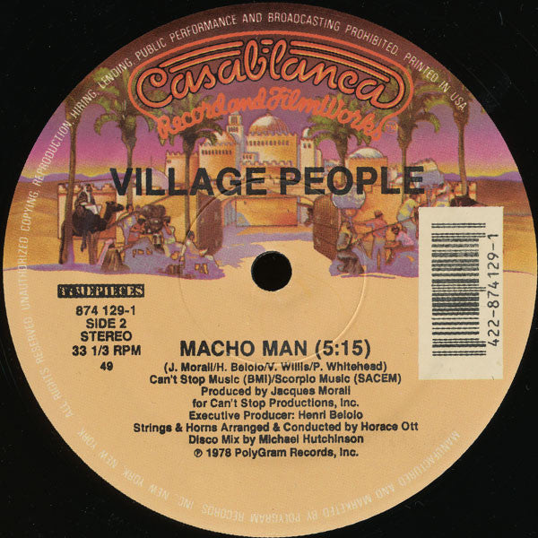 Village People : Y.M.C.A. / Macho Man (12", RE)