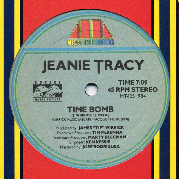 Jeanie Tracy : Time Bomb / Sing Your Own Song (12", Single)