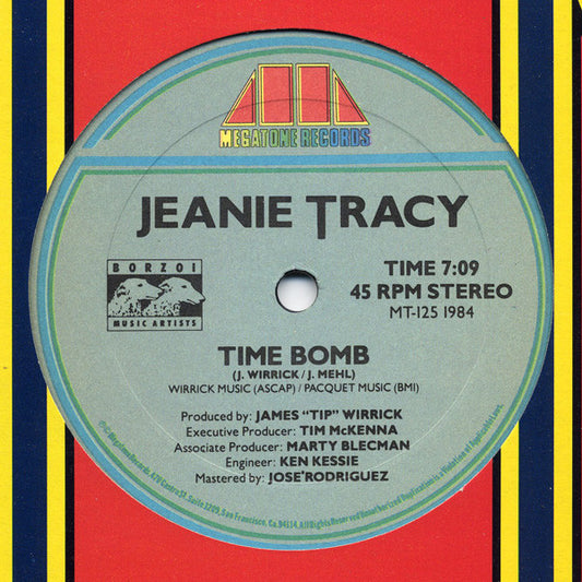 Jeanie Tracy : Time Bomb / Sing Your Own Song (12", Single)