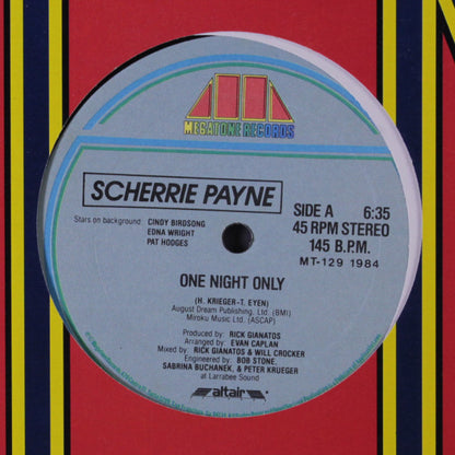 Scherrie Payne : One Night Only (12")