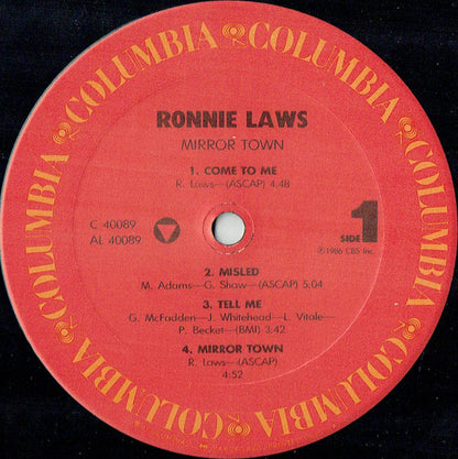 Ronnie Laws : Mirror Town (LP, Album, Car)