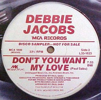 Debbie Jacobs : Undercover Lover / Don't You Want My Love (12", Promo, Red)