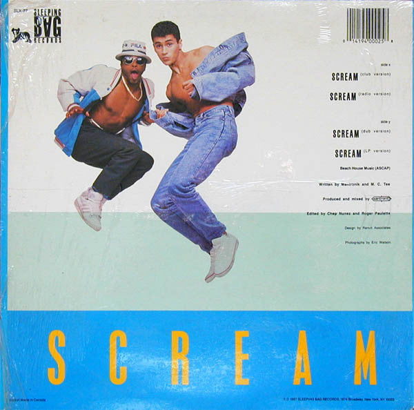 Mantronix : Scream (12", Single)