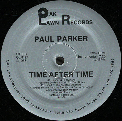 Paul Parker : Time After Time (12")