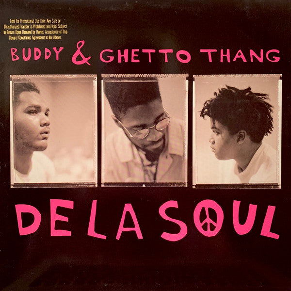 De La Soul : Buddy & Ghetto Thang (12", Promo)