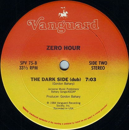 Zero Hour : The Dark Side (12", Single)