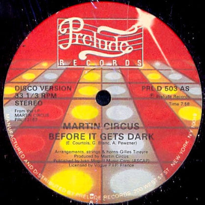 Martin Circus : Before It Gets Dark / Disco Circus (12")