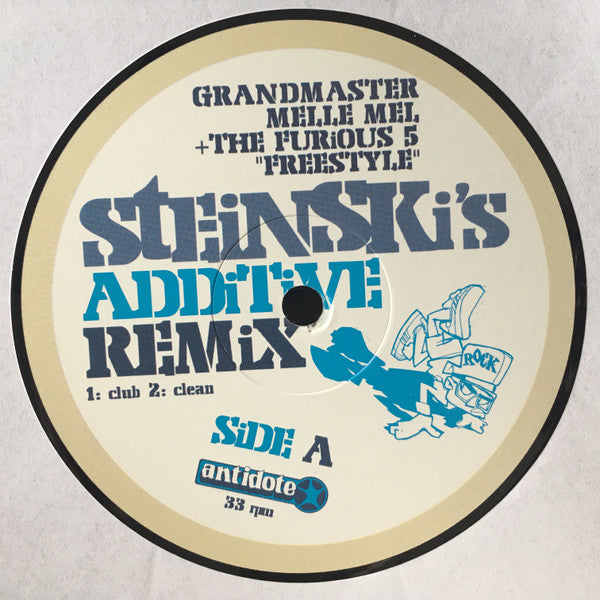 Grandmaster Melle Mel & The Furious Five : Freestyle (Steinski's Additive Remix) (12")