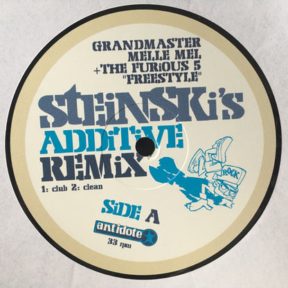 Grandmaster Melle Mel & The Furious Five : Freestyle (Steinski's Additive Remix) (12")