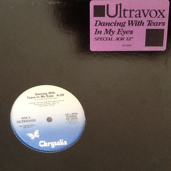 Ultravox : Dancing With Tears In My Eyes (12", Single, Promo)