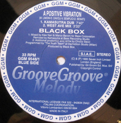 Black Box : A Positive Vibration Part I (12")