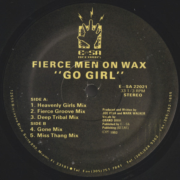 Fierce Men On Wax : Go Girl (12")