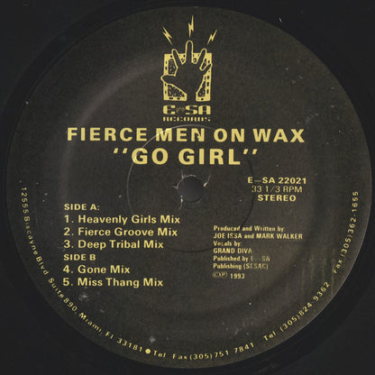 Fierce Men On Wax : Go Girl (12")