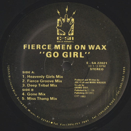 Fierce Men On Wax : Go Girl (12")