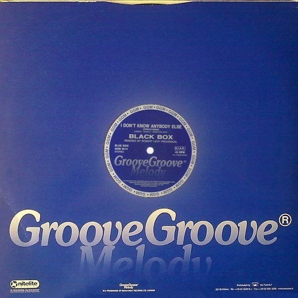 Black Box : I Don't Know Anybody Else (Megamix) (12", Com)