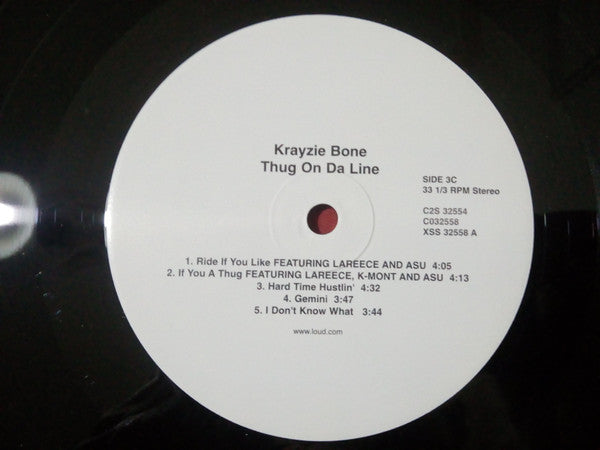 Krayzie Bone : Thug On Da Line (2xLP, Album)