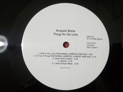 Krayzie Bone : Thug On Da Line (2xLP, Album)