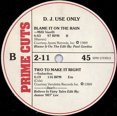 Various : Prime Cuts - Volume 2, Issue Eleven (2x12", Comp, Promo)