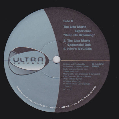 The Lisa Marie Experience* : Keep On Dreaming (12")