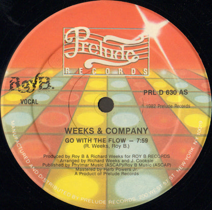 Weeks & Company* : Go With The Flow (12", Hau)
