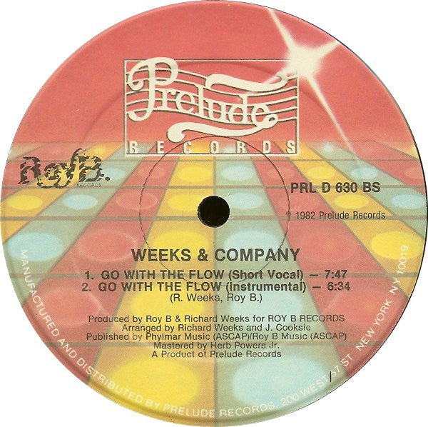 Weeks & Company* : Go With The Flow (12", Hau)