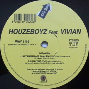 Houzeboyz Feat. Vivian (20) : Lady Marmalade (12")
